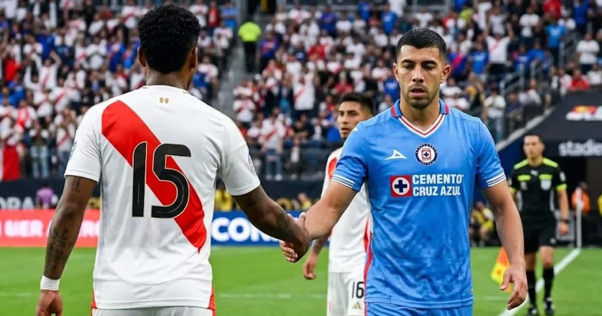 Ilustración digital de futbolista peruano junto a Erik Lira