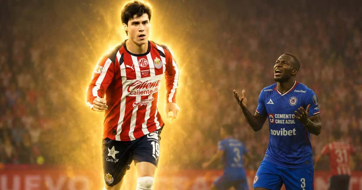 Diego Campillo en el partido ante Cruz Azul