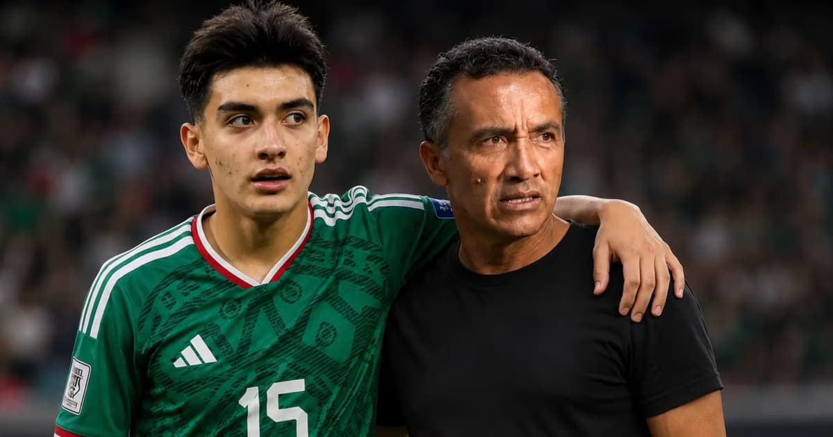 Gilberto Mora y su padre.