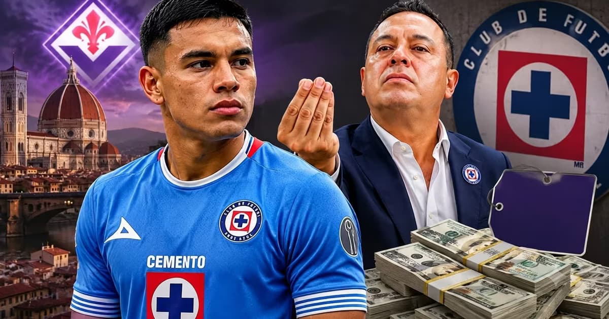 Cruz Azul pediría una cifra elevada para permitir la salida de Charly Rodríguez a Fiorentina.