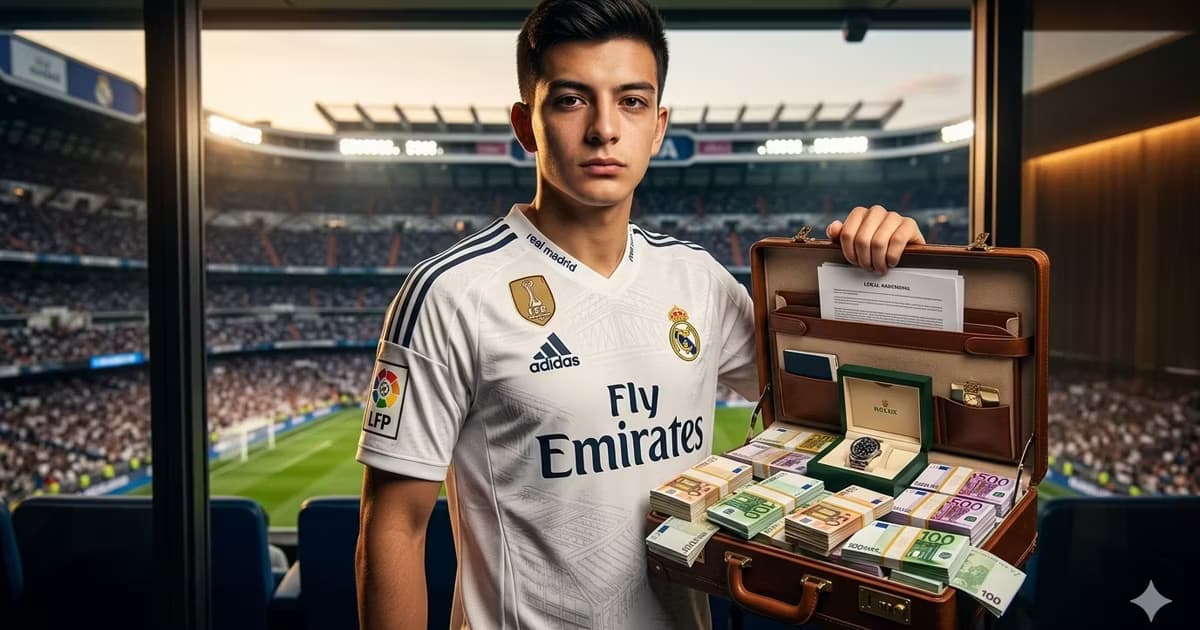 Gilberto Mora cobraría una millonada en el Real Madrid.