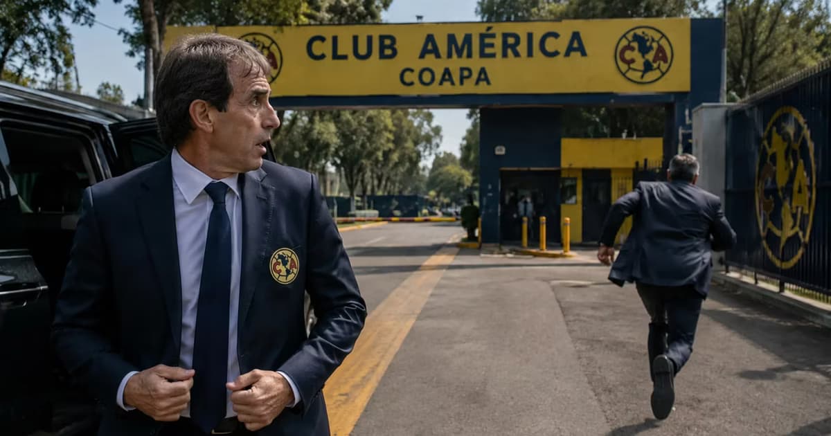 Guillermo Almada y un hombre a su lado corriendo