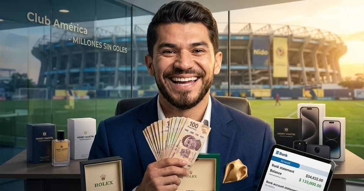 Henry Martín mantiene su valor comercial con Adidas mientras busca recuperar sus goles con el Club América.
