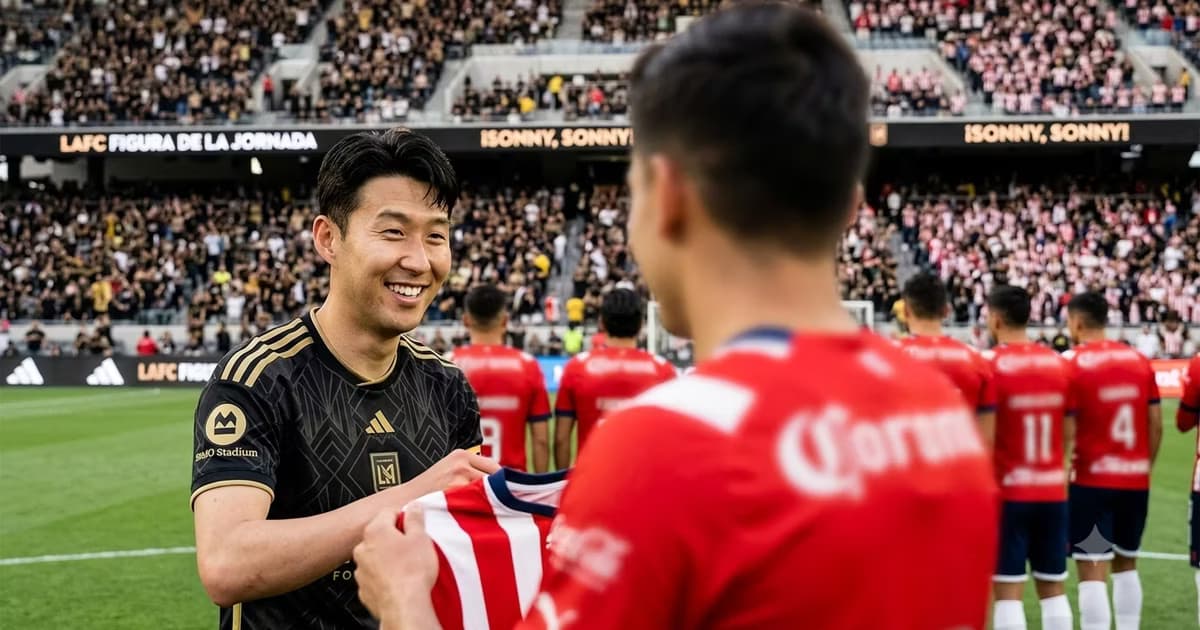 Efraín Álvarez le pidió su playera a Heung-min Son