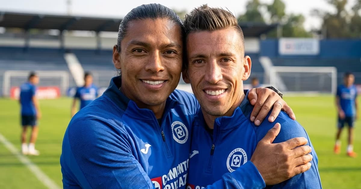 Joel huqui y Nicolás Vikonis abrazados