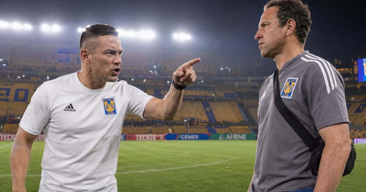 Juninho y a su lado Gerardo Torrado.