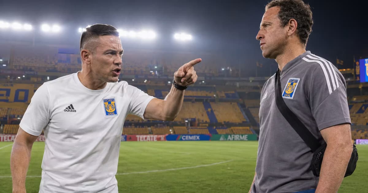Juninho y a su lado Gerardo Torrado.