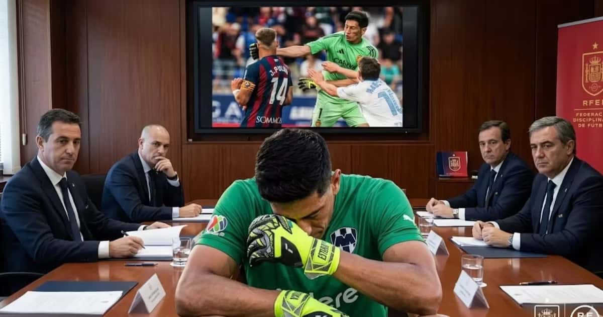 Imagen digital de Esteban Andrada en las oficinas de la RFEF