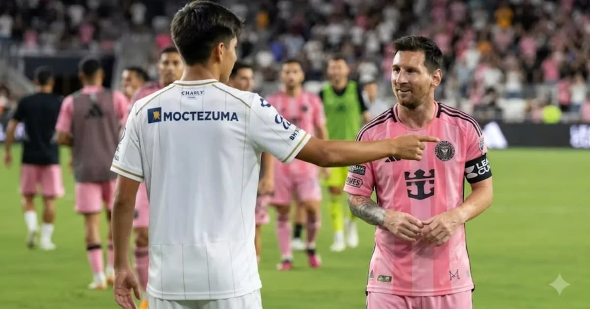 Miguel García y Lionel Messi.