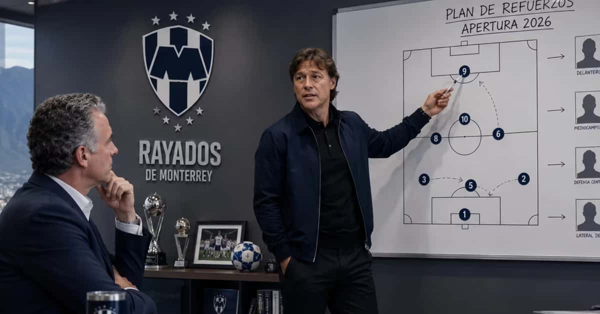 Matías Almeyda en la oficina de Dennis te Kloese.