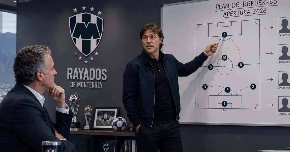 Matías Almeyda en la oficina de Dennis te Kloese.