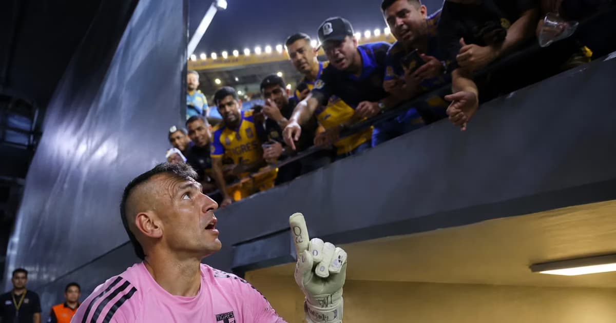 El tenso momento de Nahuel Guzmán