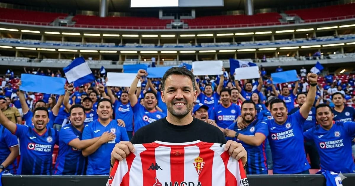 Nicolás Larcamón fue presentado como nuevo DT de Sporting Gijón