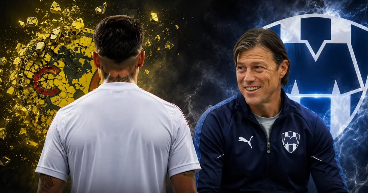 Diego Luna de espaldas junto a Matías Almeyda.