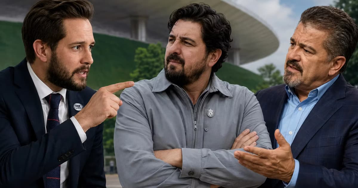 Raoul Ortiz, Amaury Vergara y Carlos Hermosillo.