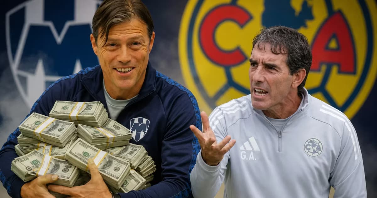Matías Almeyda y Guillermo Almada.