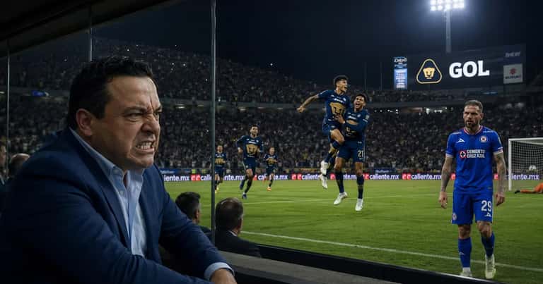 Robert Morales adelantó a Pumas en la gran final y Víctor Velázquez reaccionó muy preocupado tras el gol