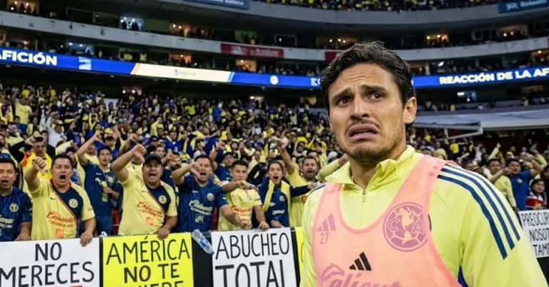 (VIDEO) Aficionados del América abuchean a Raphael Veiga previo al duelo ante Toluca