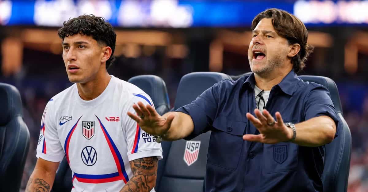 Alejandro Zendejas y Mauricio Pochettino.