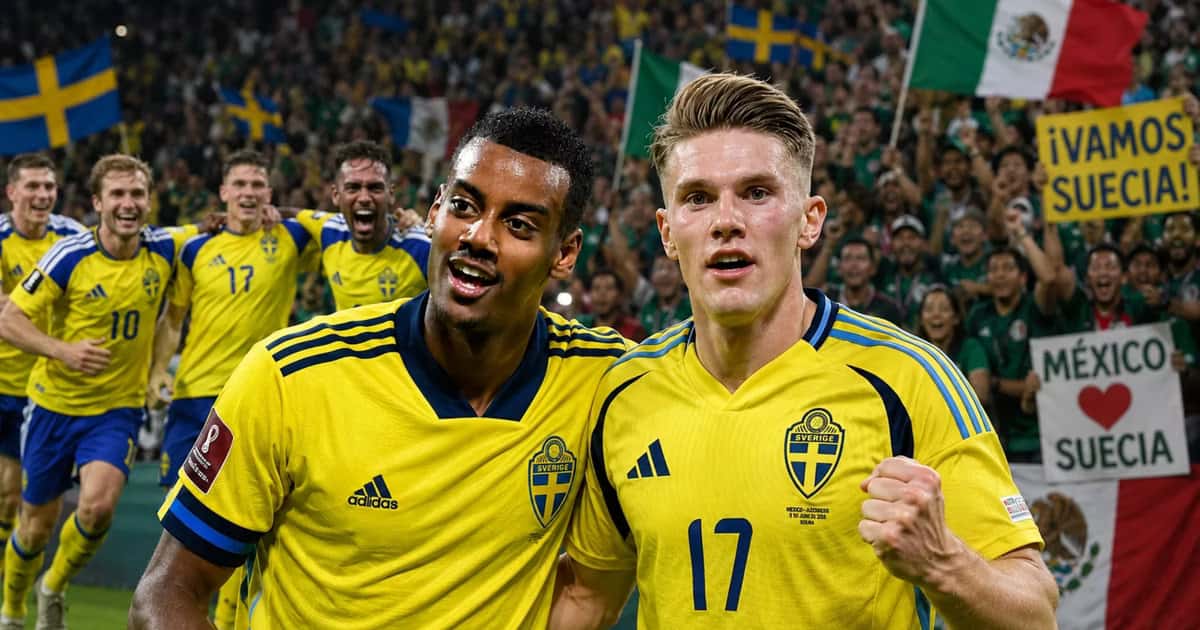 Alexander Isak y Victor Gyökeres.