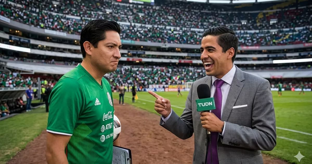 Andrés Vaca se burlo de Julio Ibáñez en plena transmisión