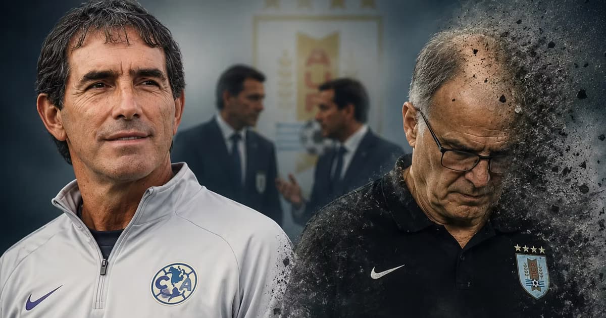 Guillermo Almada y Marcelo Bielsa.