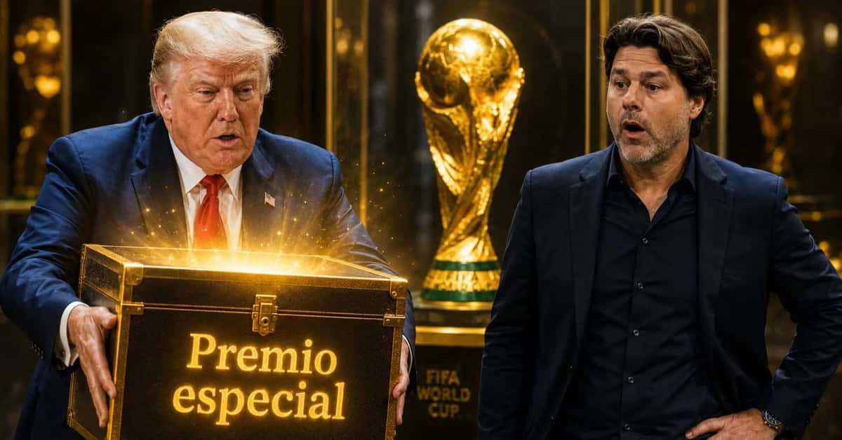 Mauricio Pochettino y Donald Trump.