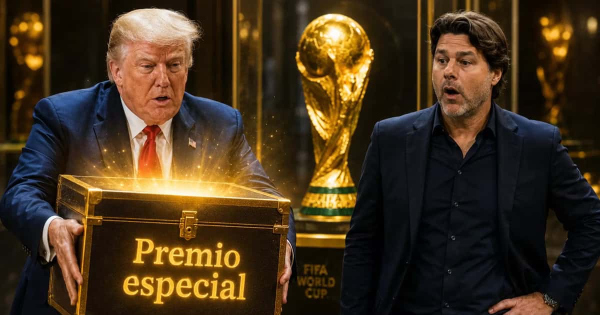 Mauricio Pochettino y Donald Trump.