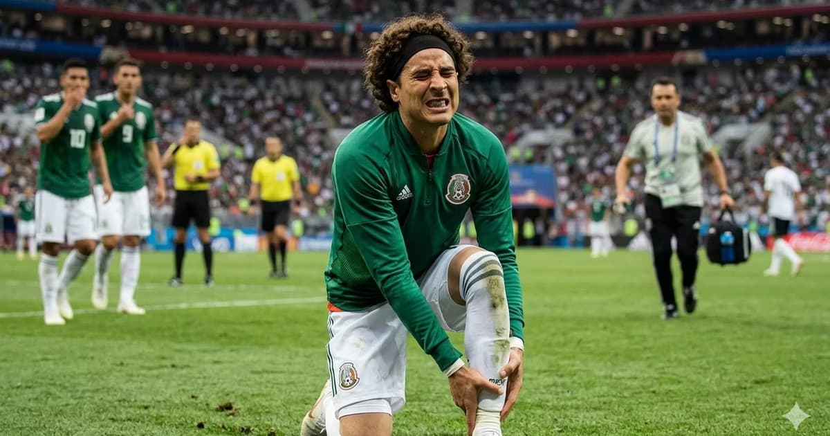 Guillermo Ochoa estuvo cerca de lesionarse