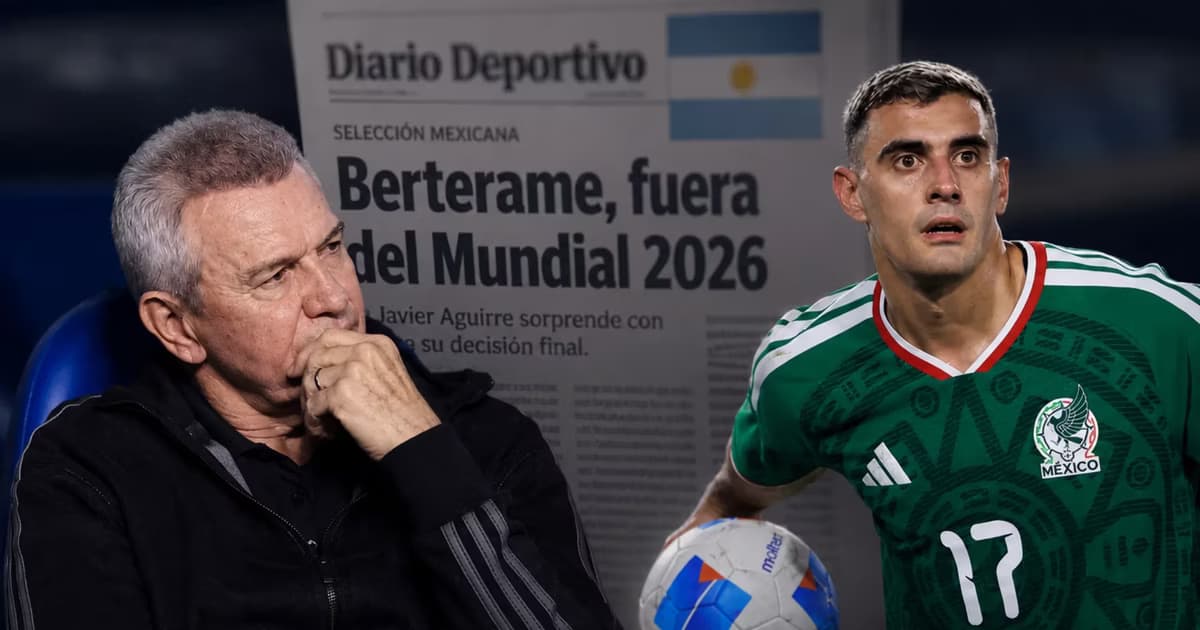 Javier Aguirre y Germán Berterame.