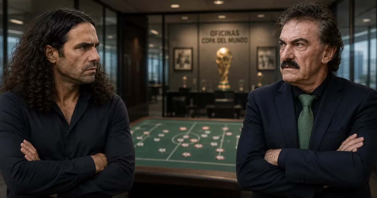 Juan Pablo Sorín y Ricardo La Volpe.