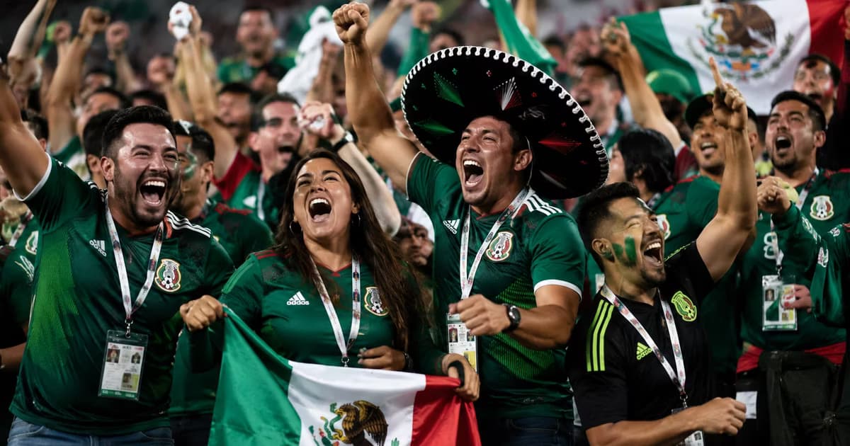 Aficionados mexicanos celebraron con euforia el penal fallado de Lionel Messi ante Austria.