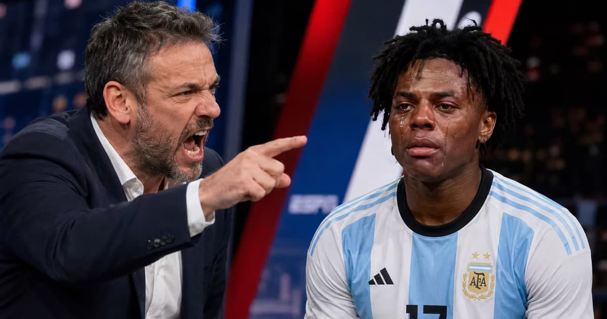 Renzo Pantich encaró a Speed después de que Argentina eliminara a Suiza en Kansas City.