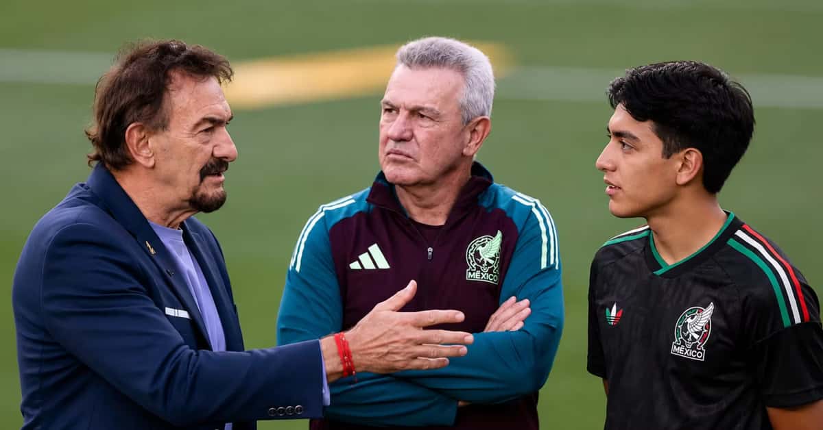 Ricardo La Volpe, Javier Aguirre y Gilberto Mora.