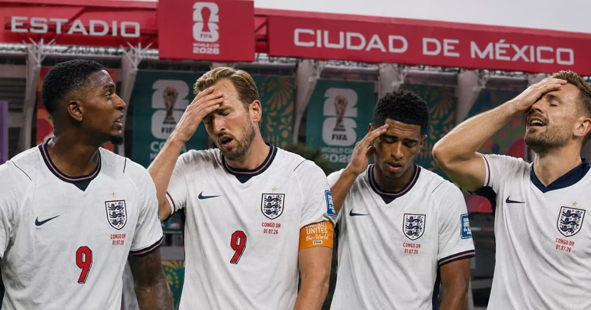 Jugadores de la Selección de Inglaterra.
