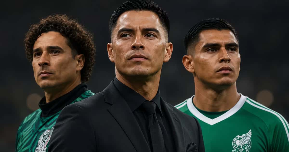 Alfredo Talaver, Guillermo Ochoa y Raúl Rangel.