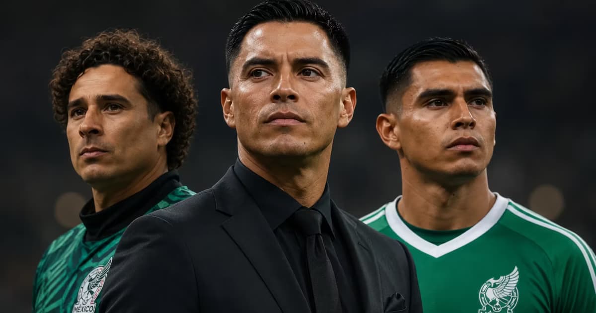 Alfredo Talaver, Guillermo Ochoa y Raúl Rangel.
