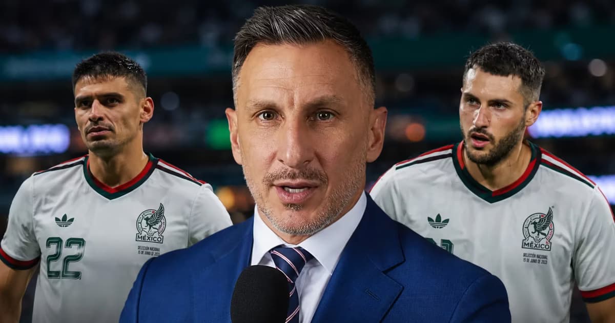 Christian Giménez, Guillermo Martínez y Santiago Giménez.
