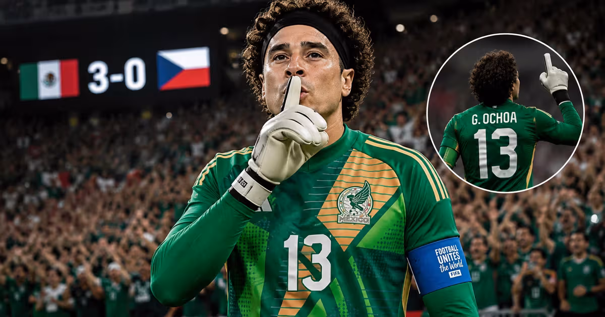 Guillermo Ochoa se retiró del fútbol callando bocas en la goleada de México a República Checa
