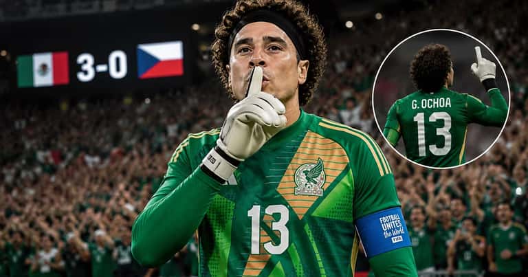 Guillermo Ochoa se retiró del fútbol callando bocas en la goleada de México a República Checa