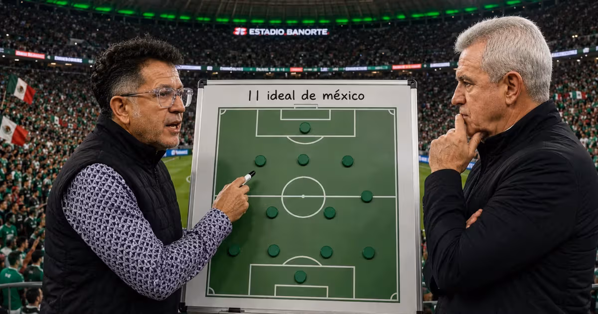 Juan Carlos Osorio y Javier Aguirre.