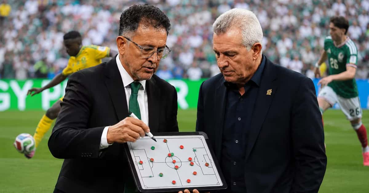 Juan Carlos Osorio y Javier Aguirre.