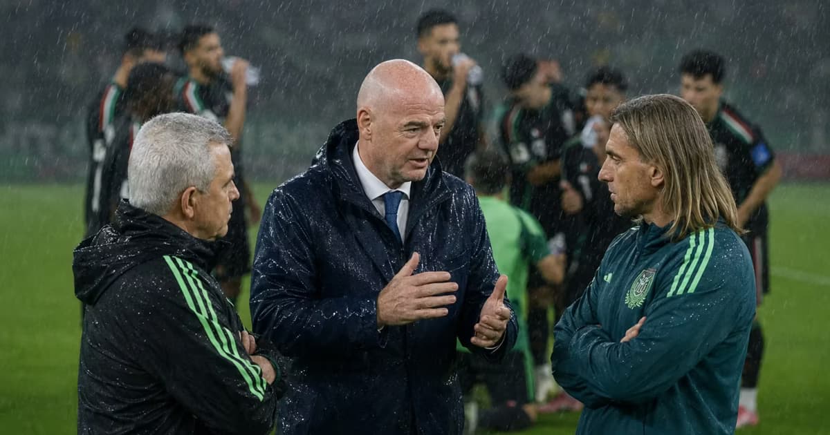 La afición mexicana en el Estadio Azteca.