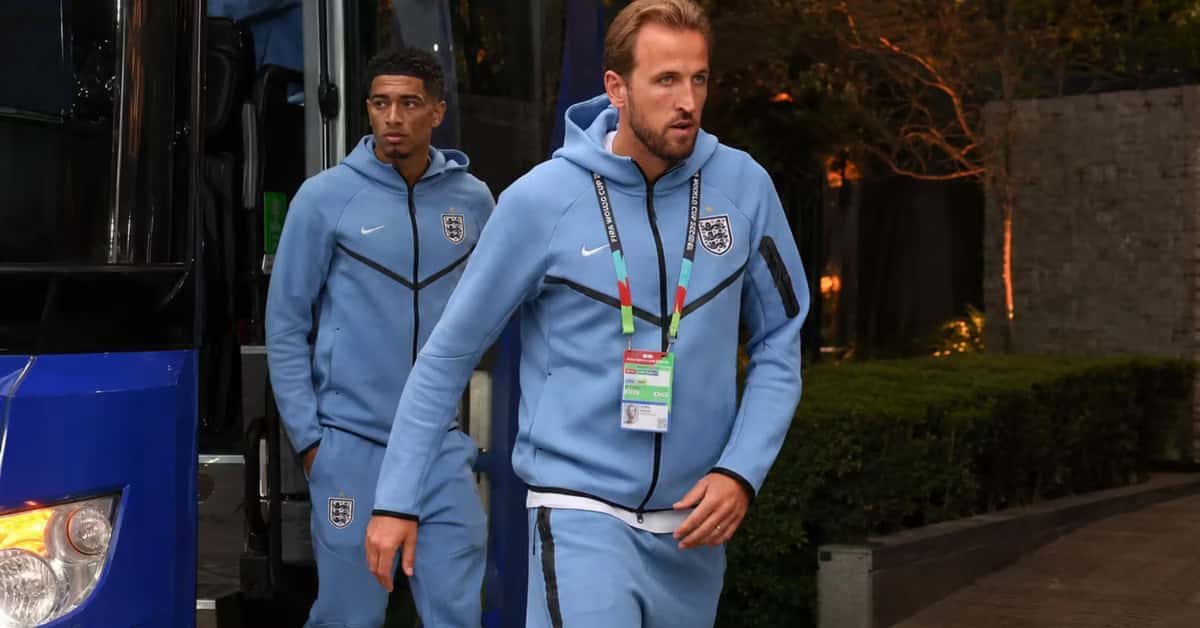 La llegada de la Selección de Inglaterra a su hotel.