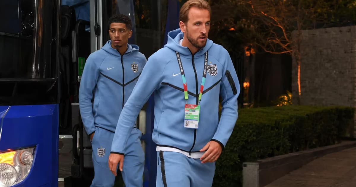 La llegada de la Selección de Inglaterra a su hotel.