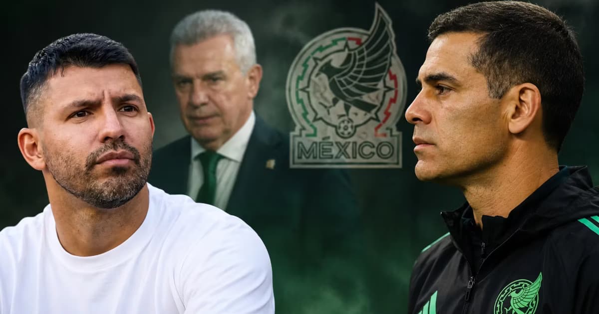 Sergio Agüero, Rafael Márquez y Javier Aguirre.
