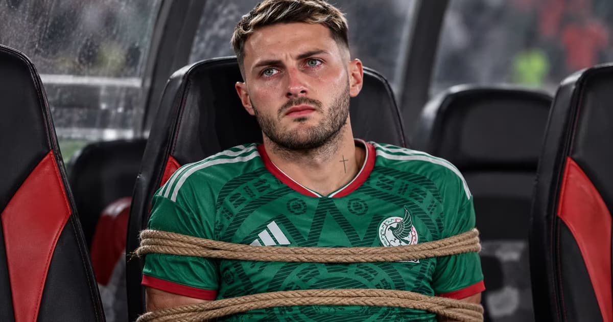 Santiago Giménez desperdició una ocasión clara cuando México todavía dominaba el partido frente a Estados Unidos.