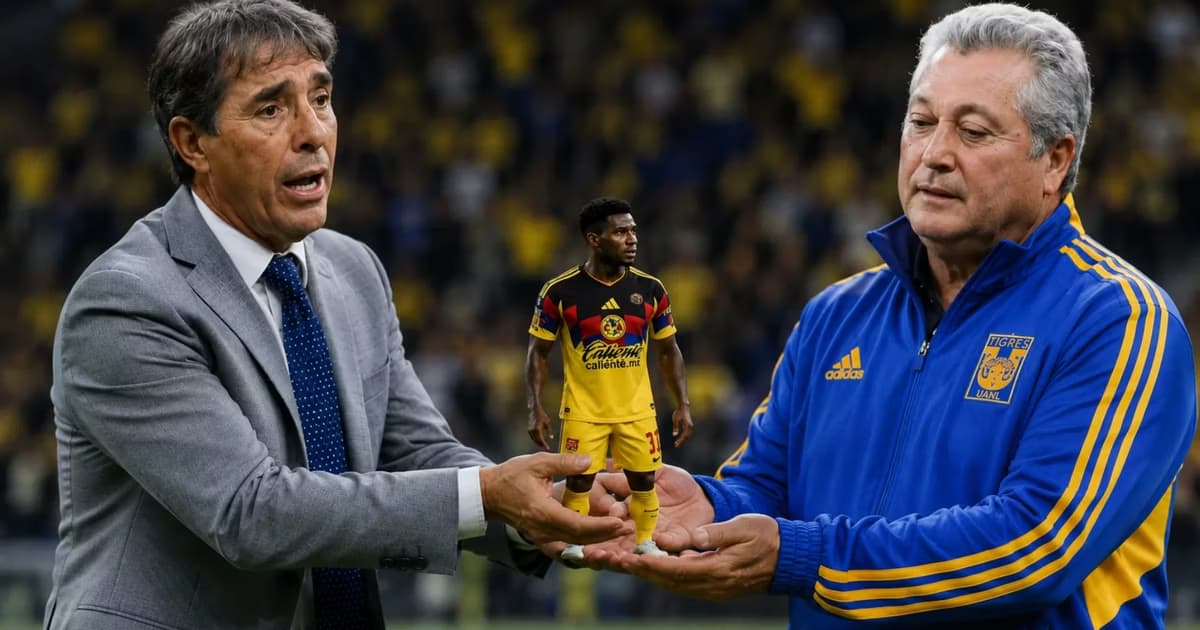 Raúl Zúñiga siendo ofrecido por Almada enfrente de Víctor Vucetich.
