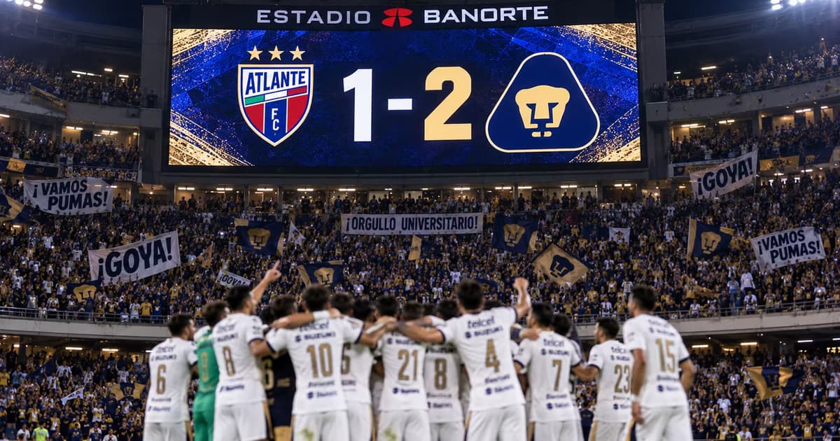 Pumas en su festejo