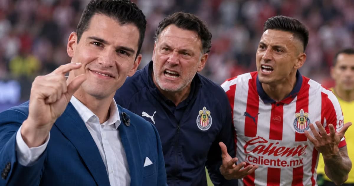 Sergio Dipp cuestionó el liderato de Chivas y aseguró que el Guadalajara todavía no derrota a un “peso pesado” del futbol mexicano.
